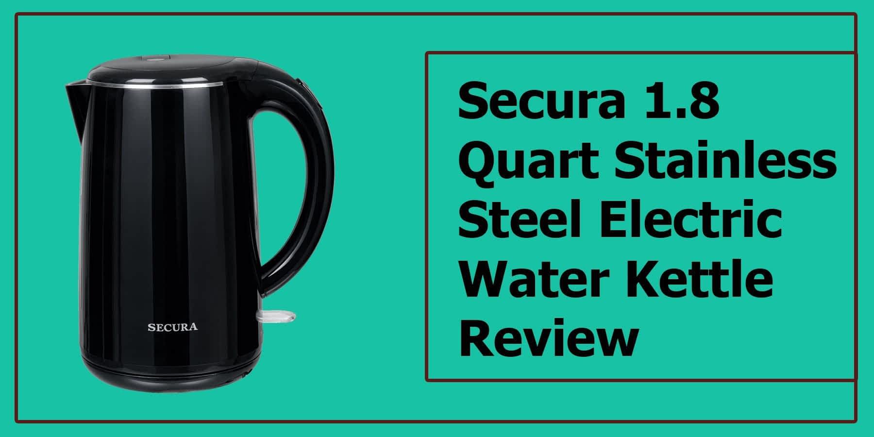 secura electric water kettle